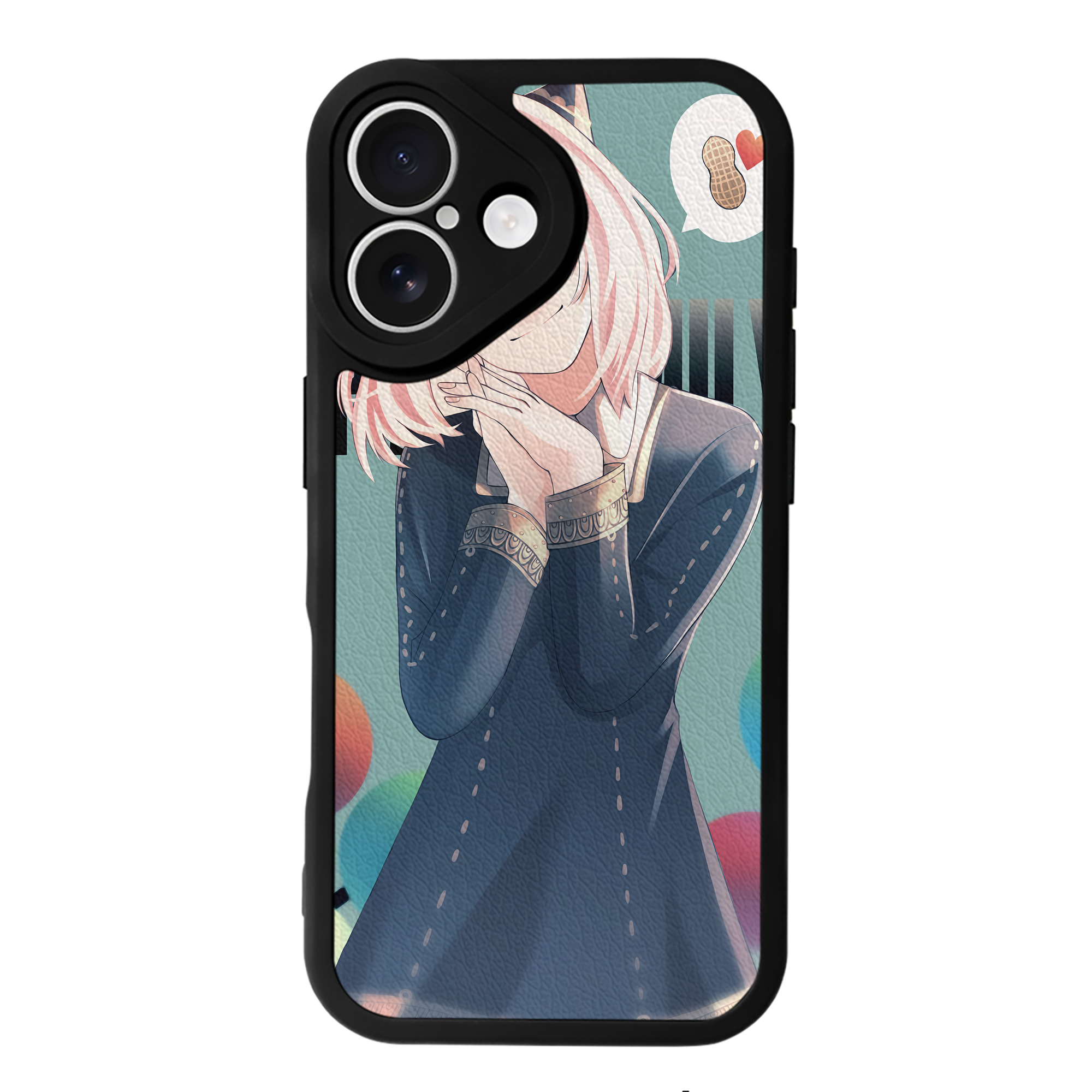 （画像用） SPY×FAMILY间谍家家酒 【iPhone 16シリーズ対応】シリコンスマホケース（レザー調） 材質：シリコン